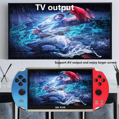 CONSOLE PORTATILE 16GB STATION DISPLAY 7" POLLICI 32 BIT GIOCHI VIDEOGIOCO MP5