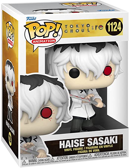 Funko Pop Animation Tokyo Ghoul Re - Haise Sasaki (1124) Vinyl Figure Collezione