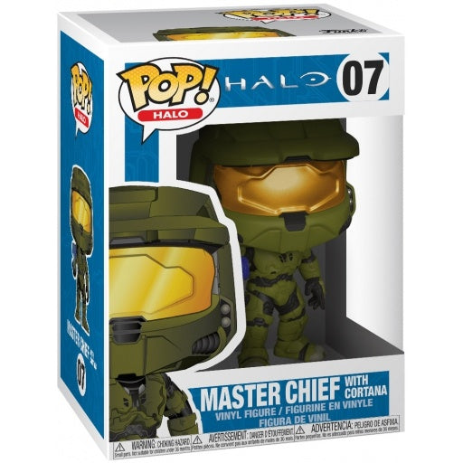Funko Pop ! Halo - Master Chief With Cortana (07) Vinyl Figure Da Collezione
