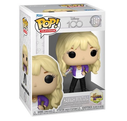 Funko Pop ! Disney 100Th - Hannah Montana (1347) Vinyl Figure Anniversary 9Cm