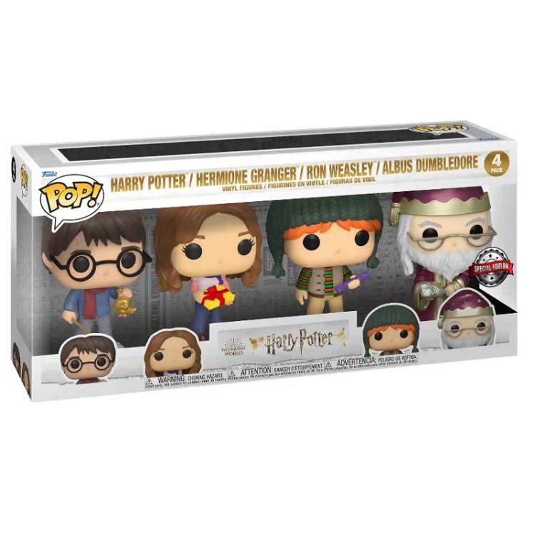 Funko Pop Harry Potter / Hermione Granger / Ron Weasley / Albus Dumbledore 4Pack