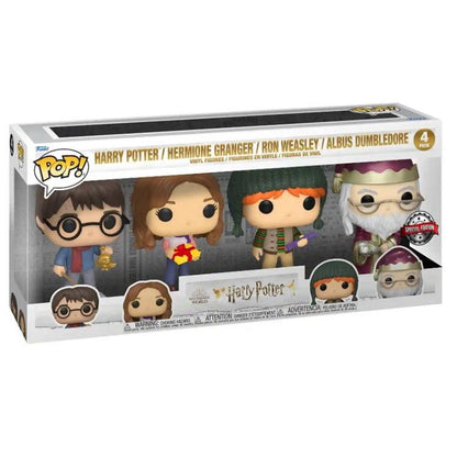 Funko Pop Harry Potter / Hermione Granger / Ron Weasley / Albus Dumbledore 4Pack