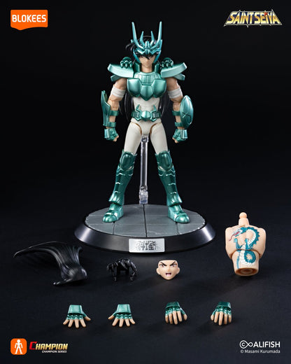 Blokees Saint Seiya: Champion Class 09 (Dragon Shiryu) Figure Cavalieri Zodiaco 75010