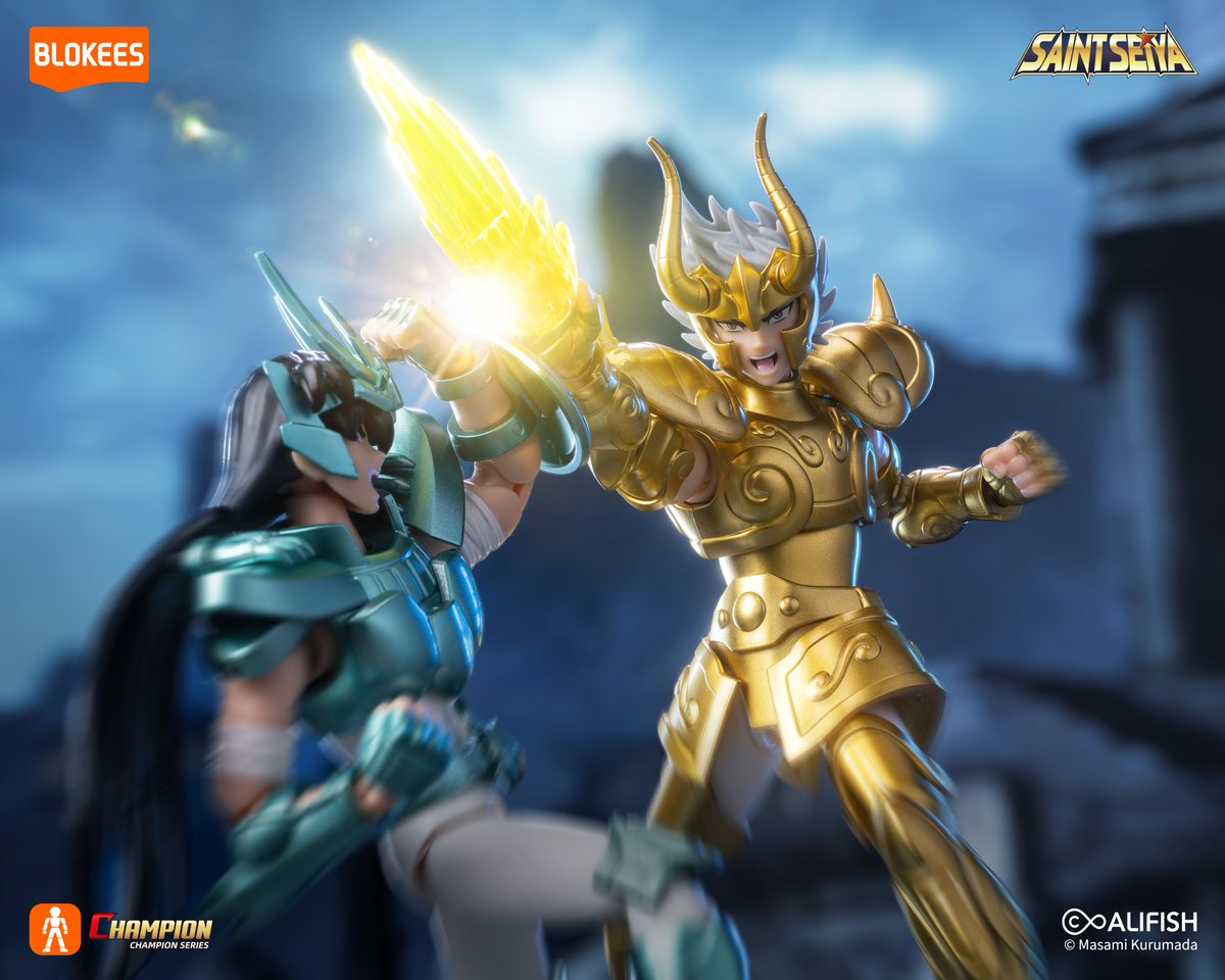 Blokees Saint Seiya: Champion Class 09 (Dragon Shiryu) Figure Cavalieri Zodiaco 75010