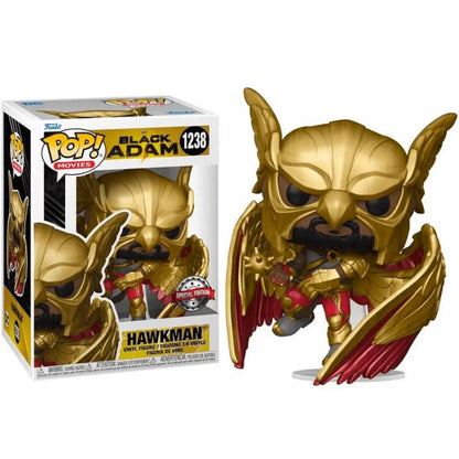 Funko Pop ! Movies Black Adam Hawkman (1238) Vinyl Figure Da Collezione S.E