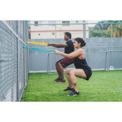 BANDA ELASTICA FASCE FORZA BANDE ELASTICHE RESISTENZA ALLENAMENTO FITNESS | 65KG