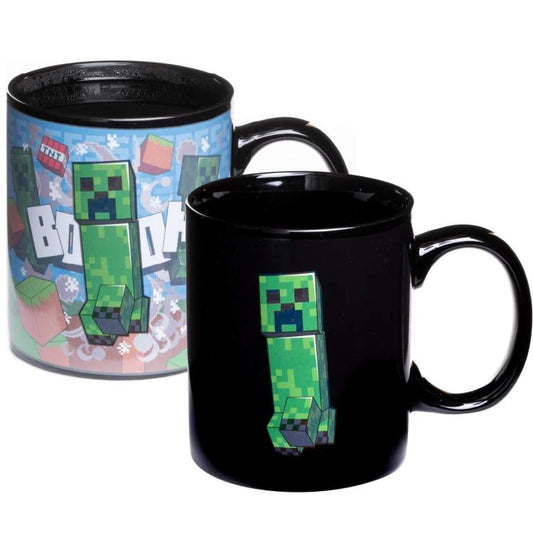 Paladone Tazza Minecraft "Creeper Heat Change Mug" Cambia Colore Con Il Calore