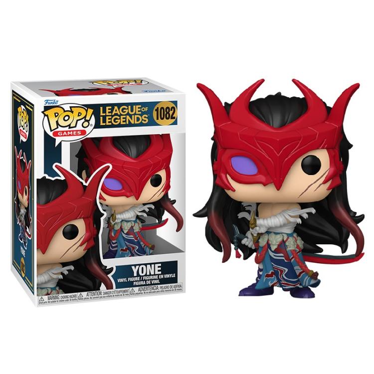 Funko Pop ! Games League Of Legends  - (1082) Yone - Statuetta Vinyl Figure 9Cm