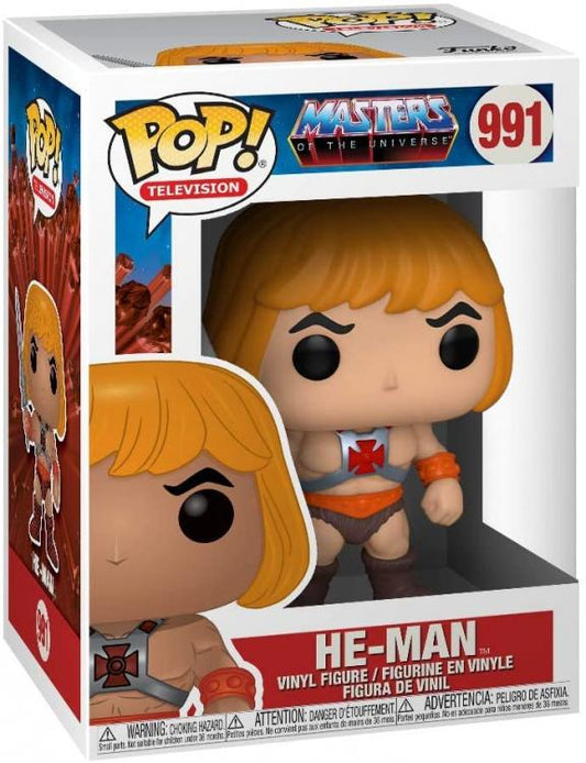 Funko Pop ! Television Masters Of The Universe - (991) He-Man Man Figure 9Cm