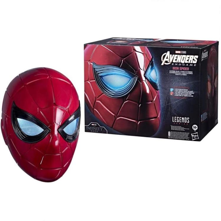 Hasbro - Avengers: Marvel Legends Series - Casco Elettronico Iron Spider Man