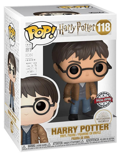 Funko Pop ! Harry Potter - (118) Harry Potter W / Two Wands Special Edition 9Cm
