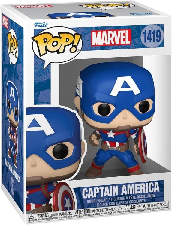 Funko Pop ! Marvel New Classic Captain America - (1419) Capitan America Figure