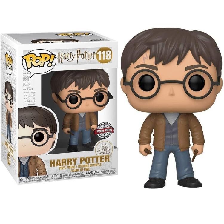 Funko Pop ! Harry Potter - (118) Harry Potter W / Two Wands Special Edition 9Cm
