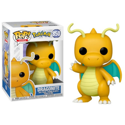 Funko Pop ! Games Pokemon - (850) Dragonite Dratini Vinyl Figure Drago 9Cm Nuovo