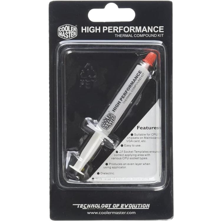COOLER MASTER HTK-002 SIRINGA PASTA TERMICA TERMOCONDUTTIVA THERMALGREASE CPU