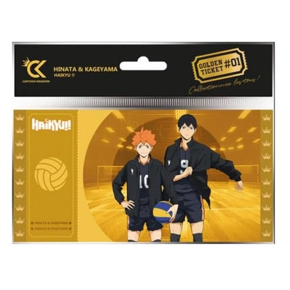 CARTOON KINGDOM - GOLDEN TICKET: HAIKYU! (HINATA & KAGEYAMA) #01 DA COLLEZIONE