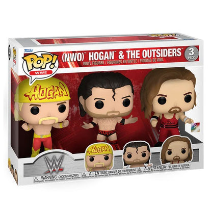 Funko Pop ! Wwe (3 Pack) (Nwo) Hogan & The Outsiders Vinyl Figure Wrestling 9Cm