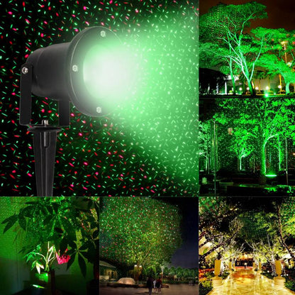 Proiettore Faro Laser Luci Di Natale Natalizie Addobbo Natalizio Per Esterno