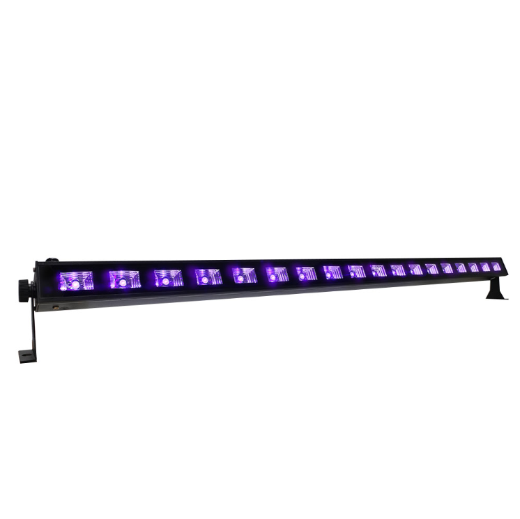 BARRA LED BLACK UV EFFETTO FLUO ULTRAVIOLETTI LUCE VIOLA LAMPADA BAR FARO DISCO