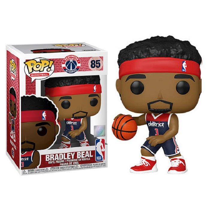 Funko Pop Nba Basketball Washington Wizards Bradley Beal 85 Vinyl Figure Nuovo