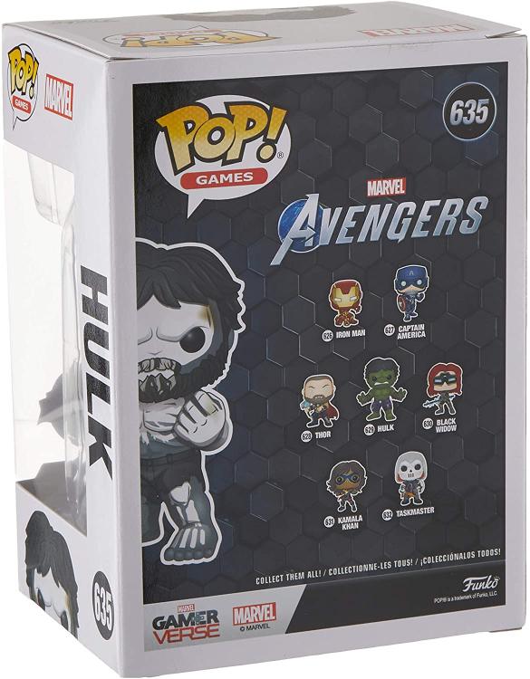 Funko Pop Games Marvel Avengers 635 Hulk Gamerverse Special Edition Bobble-Head