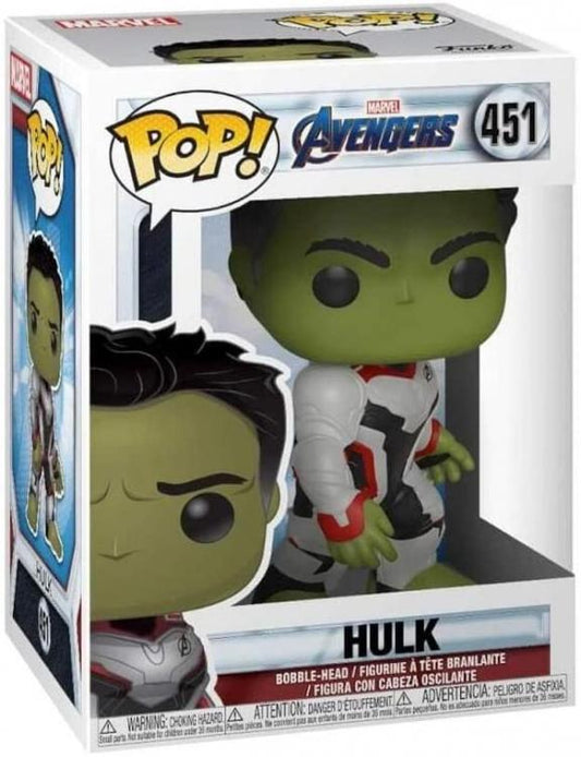 Funko Pop ! Marvel Avengers Endgame - Hulk 451 Booble - Head Vinyl Action Figure