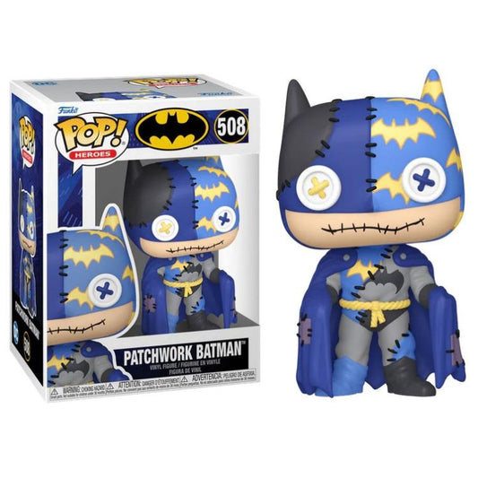 Funko Pop ! Dc Comics Heroes - (508) Patchwork Batman Vinyl Figure Statuetta 9Cm
