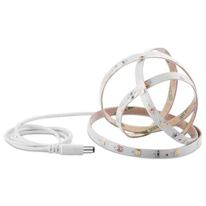 Striscia Led Con Sensore Di Movimento Luce Bianca 6000K Armadio Letto 12V Armadi