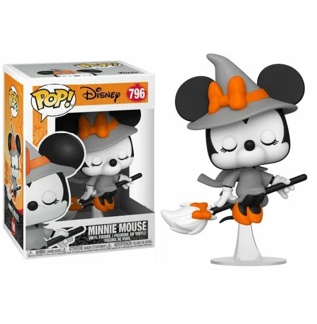 Funko Pop ! Disney Halloween - (796) Witchy Minnie Strega Figure Vinyl 9Cm