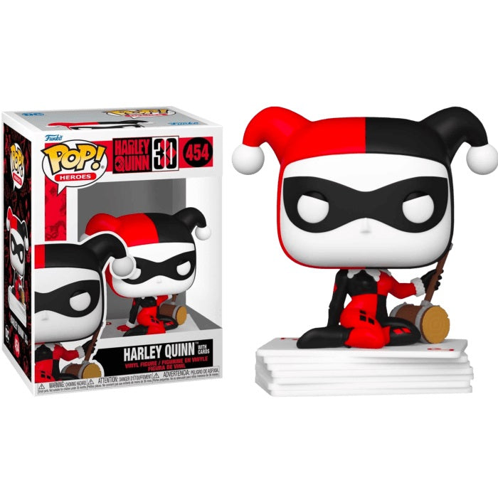 Funko Pop ! Heroes Harley Quinn 30 (454) Harley Quinn With Cards Special Edition
