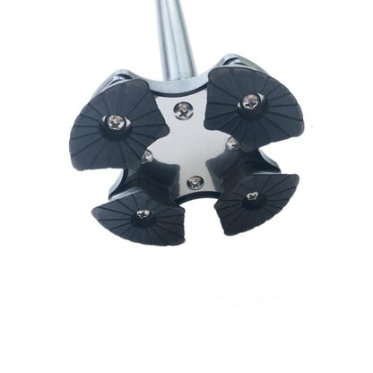 BASTONE LED PASSEGGIO ANZIANI DISABILI CON PIEDI GOMMA LUCE ALTEZZA REGOLABILE