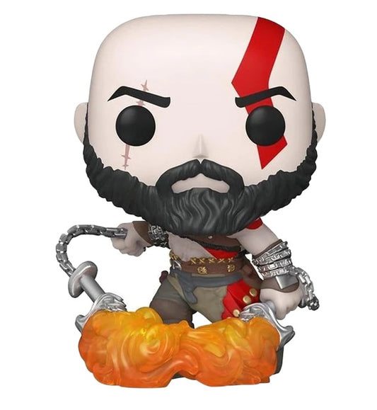 Funko Pop Games Kratos W/Blade Of Chaos (154) Special Edition God Of War G.I.T.D