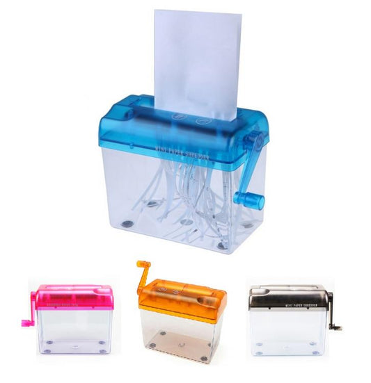 Distruggi Documenti Distrugge Trita Fogli Tritacarta Taglia Carta Manuale Casa