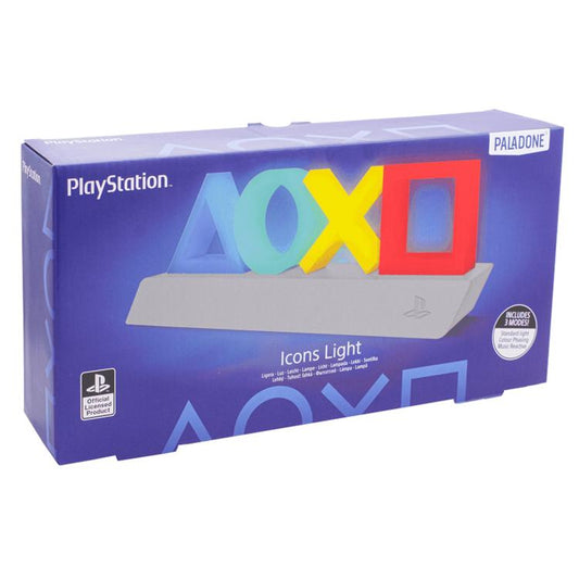 Paladone Lampada Ufficiale Sony Playstation Icons Light V3 Led Ps5 Multicolor Pc
