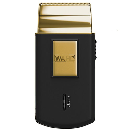 Wahl Rasoio Barba Ricaricabile Travel Shaver Gold Edition 3615G + Acc Da Viaggio