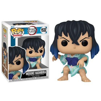 Funko Pop ! Animation Demon Slayer -  1532 Inosuke Hashibira (Kimono) Figure 9Cm