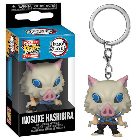 Funko Pop ! Keychain - Animation - Demon Slayer (Inosuke Hashibira) Portachiavi