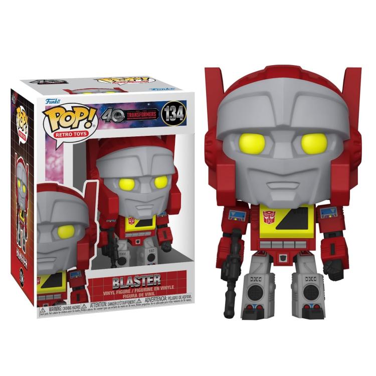 Funko Pop ! Retro Toys 40 Years Transformers - (134) - Blaster Vinyl Figure 9Cm