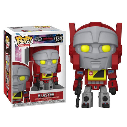 Funko Pop ! Retro Toys 40 Years Transformers - (134) - Blaster Vinyl Figure 9Cm