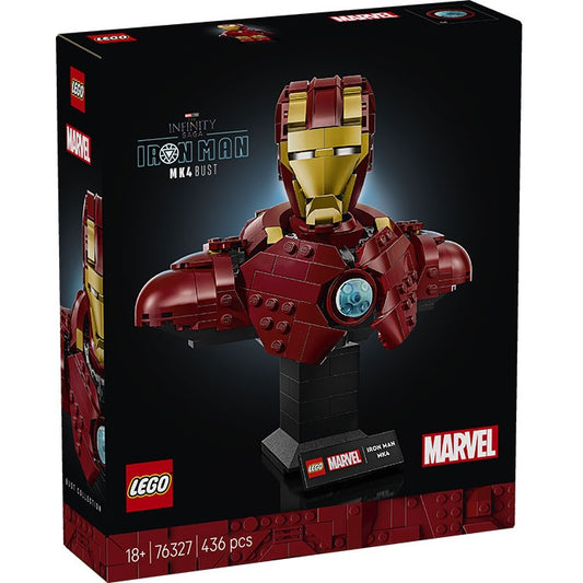 Lego - Marvel 76327 (Busto di Iron Man MK4) Figure Costruzioni 436 pz 18+ Infinity