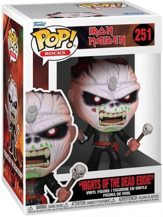 Funko Pop Rocks Iron Maiden - Nights Of The Dead Eddie 251 Vinyl Action Figure