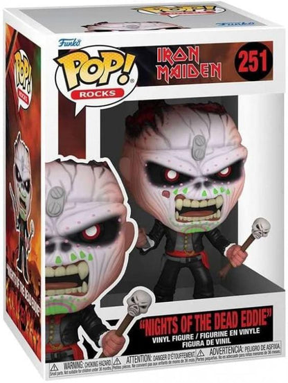Funko Pop Rocks Iron Maiden - Nights Of The Dead Eddie 251 Vinyl Action Figure