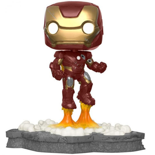Funko Pop ! Marvel Avengers Deluxe Iron Man (584) Special Edition Bobble-Head