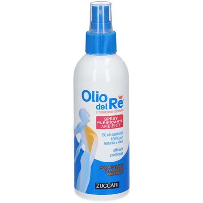 2 Conf ZUCCARI OLIO DEL RE SPRAY 150ml PURIFICANTE AMBIENTI IGIENE NATURALE ARIA