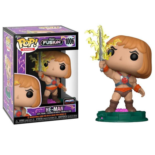 Funko Fusion Pop ! Games Master Of The Universe  (1006) He-Man Vinyl Figure 9Cm