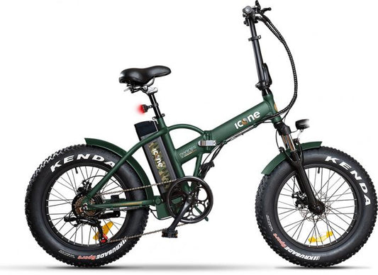 BICICLETTA ELETTRICA FAT-BIKE PIEGHEVOLE A PEDALATA ASSISTITA 20" 250W ICON.E V