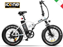 BICICLETTA ELETTRICA FAT-BIKE PIEGHEVOLE A PEDALATA ASSISTITA 20" 250W ICON.E B