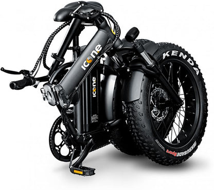 BICICLETTA ELETTRICA FAT-BIKE PIEGHEVOLE A PEDALATA ASSISTITA 20" 250W ICON.E N