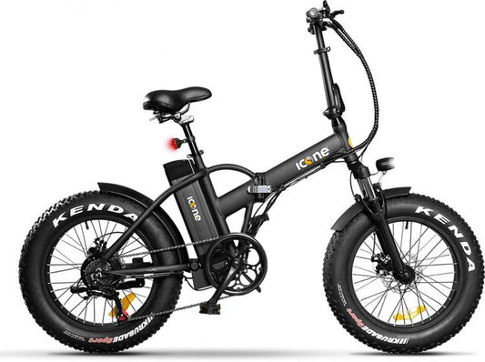 BICICLETTA ELETTRICA FAT-BIKE PIEGHEVOLE A PEDALATA ASSISTITA 20" 250W ICON.E N
