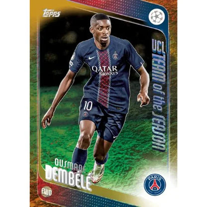 Topps UEFA Club Competitions 2025 26 Hanger Box 35 Carte Calcio Collezione